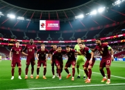 卡塔尔队在欧洲预选赛中艰难晋级